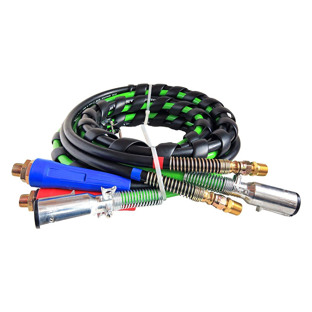 TR-029-1 | 3-in-One Rubber Air Hose Electrical Cable Wrap 12' Air