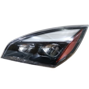 F00817-L| Left black - Freightliner Cascadia Headlight with LED, 2018+