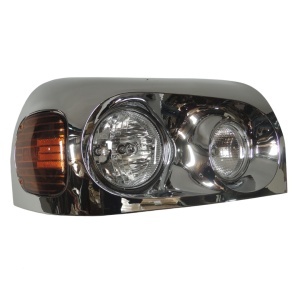 FRCE-0403-R | Freightliner Century HeadLight Chrome Passenger Side