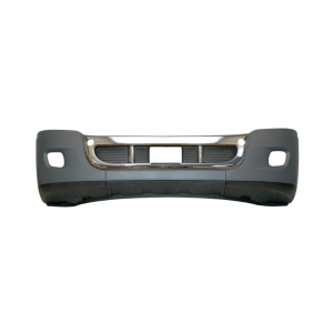 FRCA-0203S26 | Freightliner Cascadia Bumper With Stripe Chrome With Hole