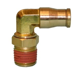 TR38SEF12 | Male Elbow Swivel Brass Fitting 3/8