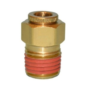 TR38SF14 | Male Connector Swivel Brass Fitting 3/8